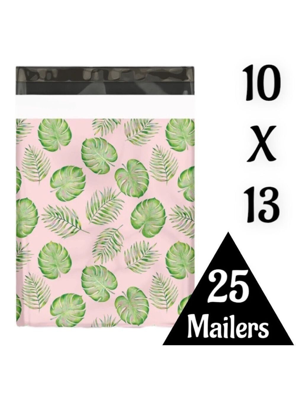 25 10X13 Poly Mailers Palm Leaves, Shipping Envelopes PRICE IS FIRM - Picture 8 of 16